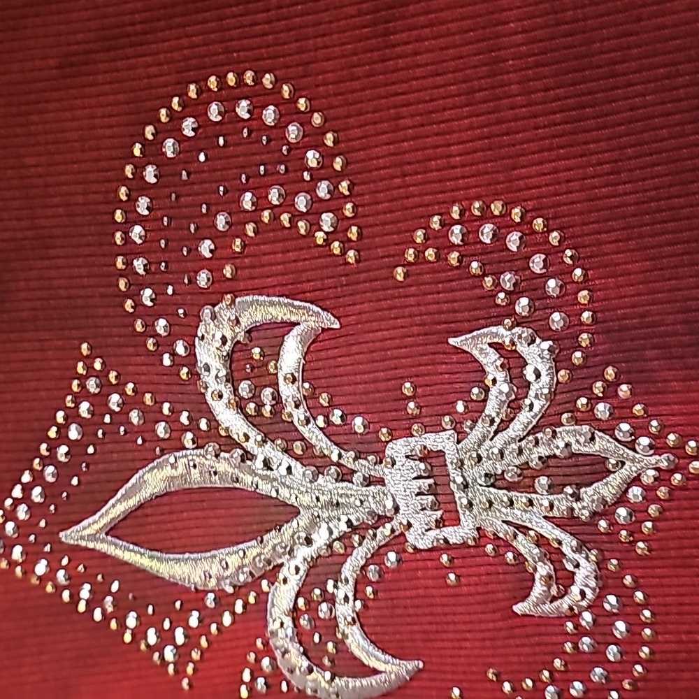 "Vintage Suzie" Ladies Embellished Long Sleeve Top, Sz Small - Picture 11 of 12